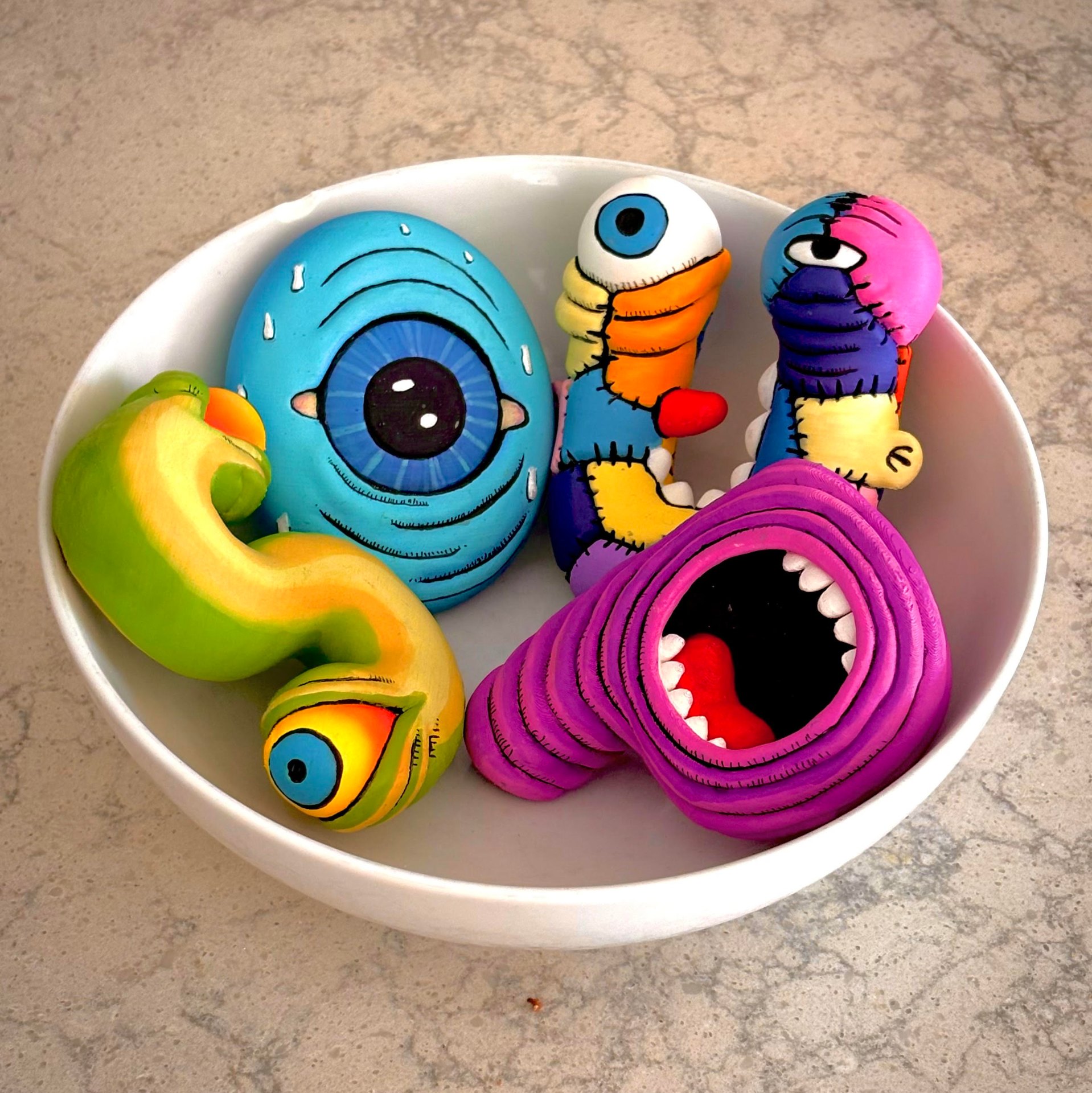 SOUP Bowl — sculptural characters in a ceramic bowl